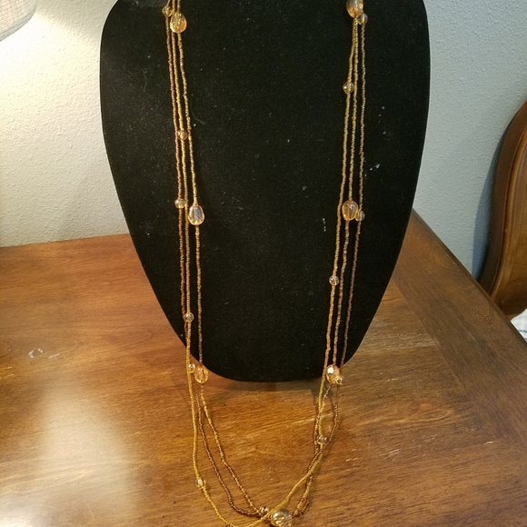 3 strand beaded necklaces - Picture 1 of 2